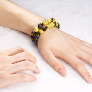 泰国佛牌真品四面佛开光手链男女情侣款佛珠手串转运佛链招财手环