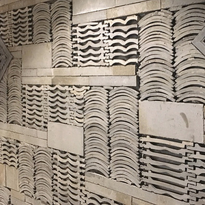 复古文化砖别墅3d立体电视背景墙餐厅造型艺术墙乡村庭院围墙青砖