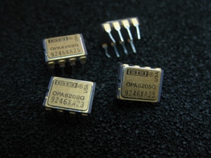 OPA620SG 镀金面单运放，±6V低电压 高宽带精密运算放大器