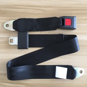 简易汽车两点式安全带后排中间叉车公交车大客车二点式车用腰带