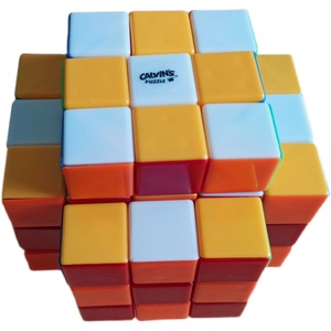 开尔文calvins十字加宽魔方黑色彩色稀有收藏益智玩具十字架魔方