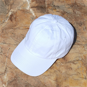 外贸白色鸭舌帽子男士春秋夏季软顶纯棉光版中老年爸爸爷爷棒球帽