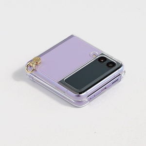 不用等韩国代购vfz适用于三星Z Flip3手机壳透明折叠屏保护套薄