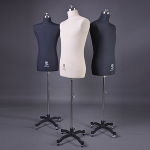 红邦男服装国标立体裁剪人台可插针模特板房设计打板男模半身