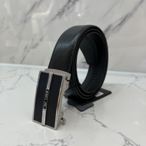 路卡迪龙专柜四季新品男士黑色牛皮商务腰带皮带370225301