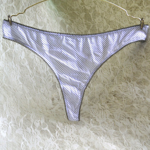 3条包邮 欧美性感女士纯棉丁字裤印花朵棉质大码t裤外贸丁子内裤