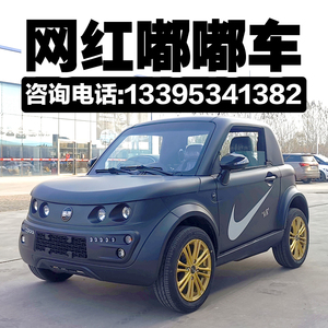 新款网红嘟嘟车宗申森地电动汽车成人家用代步新能源四轮小跑车