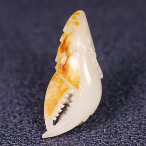 000人付款淘宝【元禾堂】新疆和田玉籽料蟹钳油润细