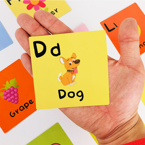 宝宝幼儿英语启蒙闪卡字母数字颜色形状早教英语文培训班教师教具