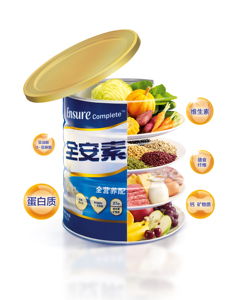 雅培全安素进口蛋白质粉全营养配方粉900克