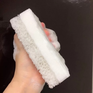 无印良品洗碗海绵擦 泡沫三层刷 厨房浴室清洁刷 餐具清洁百洁布