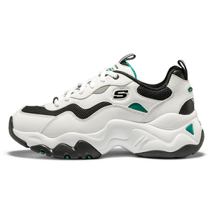 skechers斯凯奇四季女款熊猫鞋厚底增高休闲鞋运动老爹鞋88888398