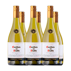 干露红魔鬼智利原瓶进口霞多丽干白葡萄酒750*6支装整箱