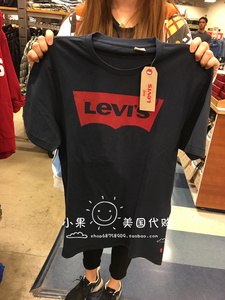 上海现货美国直购Levi's 里维斯男士纯棉舒适印花圆领短袖T恤