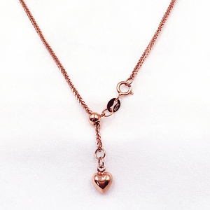 18k金项链女肖邦链