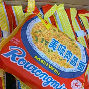 肉蓉面上海冠生园美味肉蓉方便面整箱怀旧100g*20老包装非火鸡面