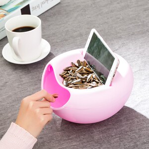 吃瓜子神器实用可放手机家居厨房用具看电影时尚便捷方便生活用品