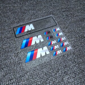 适用于宝马m字母车贴改装新x1/325/530li车窗门柱车身个性随意贴