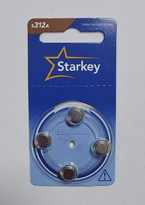 斯达克助听器电池 助听器电池Starkey312A  5版起包邮1盒10版