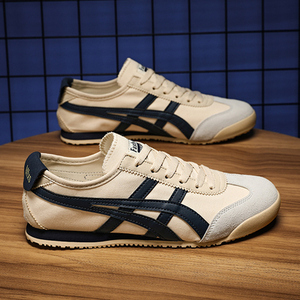 回力男鞋鬼冢虎帆布鞋男夏季老虎板鞋小码一脚蹬懒人情侣阿甘鞋女