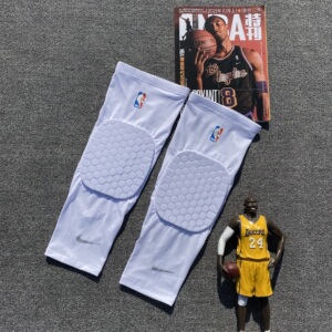 nike耐克nba篮球蜂窝护膝盖运动防撞护腿袜套专业防摔护具男女款