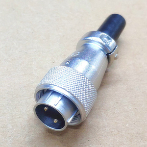 2芯航空插头北京时代氩弧焊机枪控制插头二芯插头氩弧焊机配件