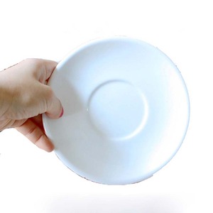陶瓷小碟子高白咖啡碟定制logo托盘杯创意垫杯托会议盖杯托茶杯碟