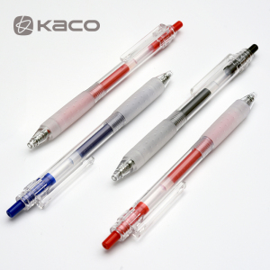 KACO凯宝 按动式中性办公签字笔可定制 0.5学生刷题用考试用速干