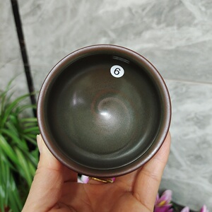 陈诚通天龙窑柴烧建盏原矿原釉灰贝菩提图腾印象系列