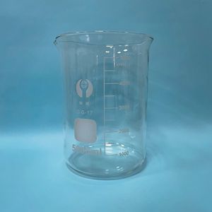 环球玻璃烧杯5L环球5000ml耐高温加厚低型带刻度大容量烧杯实验器