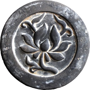 仿古汉代瓦当摆件莲花纹秦砖汉瓦收藏艺术品酒店装饰拓片制作素材