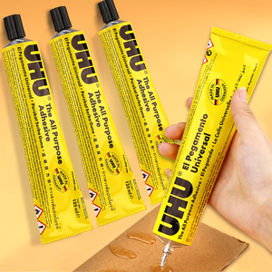 德国进口uhu大容量胶水125ml强力手工diy制作液体软胶水多功能万能