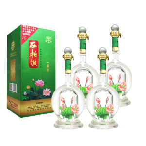 西柏坡白酒一品酒42度浓香型粮食酒500ml整箱4瓶石家庄特产礼品酒