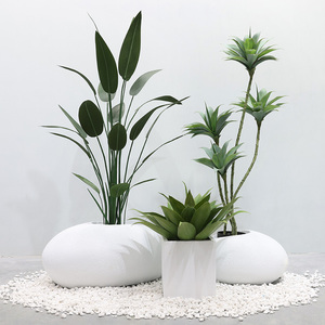 北欧仿真假绿植植物景观造景仿真树装饰室内楼梯下拐角造景组合