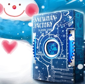 默默纸牌Snowman Factory deck美国原装雪人工厂冰雪童话扑克牌