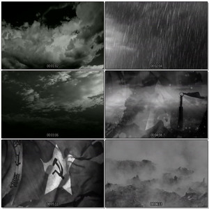 活着1937 民族舞蹈背景 乌云密布烽火硝烟岁月舞台led视频vj素材