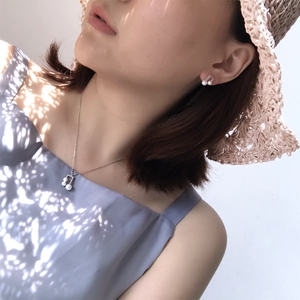 新款日本akoya18k金钻石天然海水珍珠吊坠项链唐晶同款0人付款1388