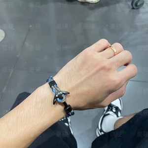 新款 wtaps船锚手环 日潮工装百搭cityboy手饰情侣山系迷彩手环