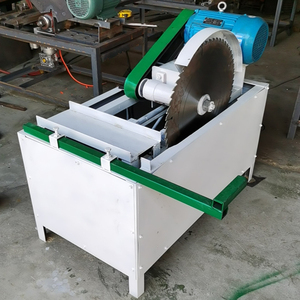 圆木下料断料锯电动断木机新型大型台式锯裁断机全自动切木头锯