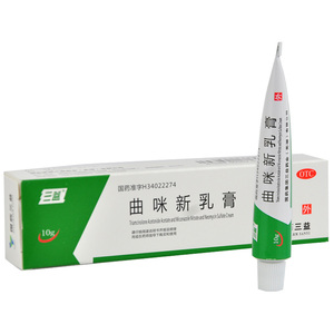 三益 皮康霜曲咪新乳膏10g湿疹神经过敏性皮炎体癣手足癣乳膏yp