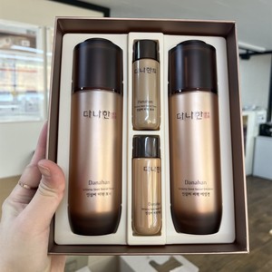 韩国直邮代购 本土版danahan多娜娴人参籽水乳两件套盒补水保湿