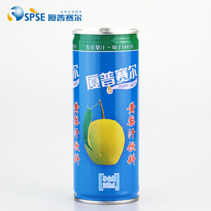 厦普赛尔黄梨汁饮料果汁饮品246ml*12罐装整箱大黄梨果味果蔬汁