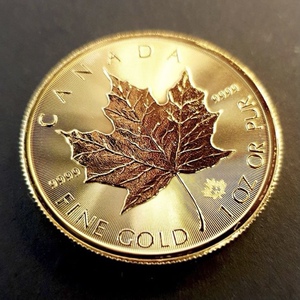 (现货包邮) 全球认可 加拿大枫叶金币 1盎司
