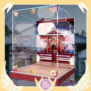 【鹤屋】aowobox knead 碧蓝航线 绫波 鬼神华裳 手办展示盒 预定