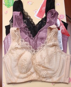 纤姿蒂背心款 调整型d杯无海绵侧收副乳聚拢全罩杯内衣文胸 t8337