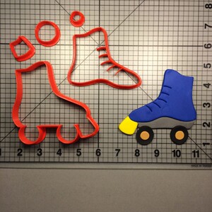 滑板溜冰鞋旱冰鞋立体饼干切模压模翻糖蛋糕工具甜品台烘焙模具