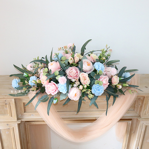 新款北欧创意仿真桌花装饰摆件拍照道具婚礼摆台家居布置民宿软装