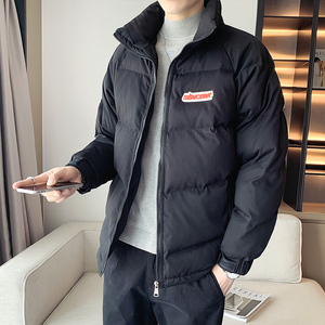 官方网店铺以纯男装2021冬季外套羽绒棉服休闲面包服加厚保暖棉衣