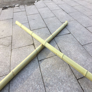 竹竿旗杆跳舞竹白竹立柱横杆劈开固定竹篱笆竹栅栏竹围栏竹墙装饰