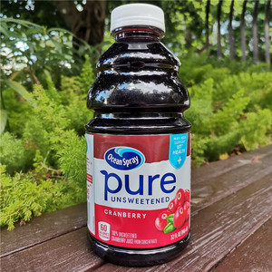 美国 优鲜沛无糖纯蔓越莓汁 ocean spray pure cranberry juice